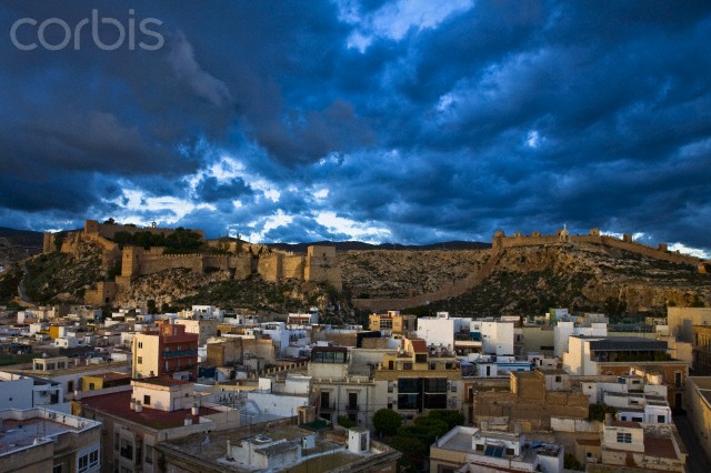 The city and the Alcazaba of Almeria