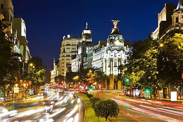 Madrid-Gran-Via-night-Spain